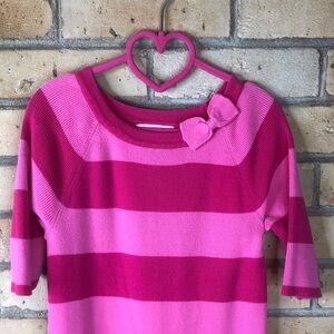 Lilly Pulitzer Pink Striped Dress with Bow